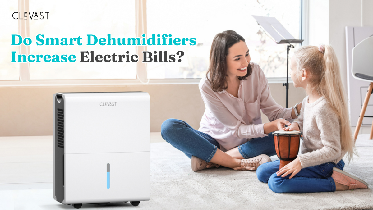 Deumidificatore Clevast 22 Pinte Per 1500 Mq, Torre Con Filtro Aria Riutilizzabile, Energy Star