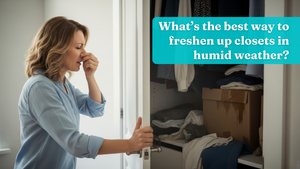 What’s the best way to freshen up closets in humid weather?