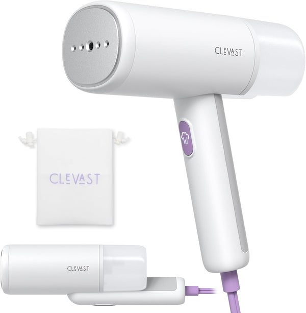 CLEVAST Travel Steamer for Clothes - Portable Handheld Garment Steamer for Clothing