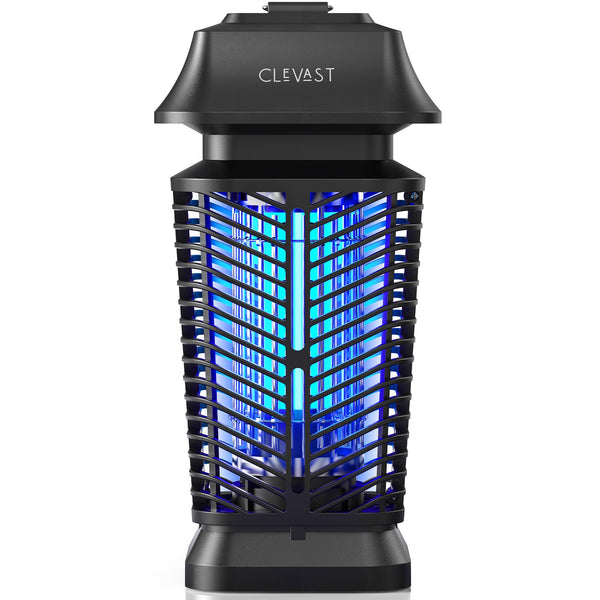 CLEVAST Bug Zapper Outdoor & Indoor, Electric Mosquito Zapper with UV Light, Waterproof Fly Trap Killer for Patio, Yard, Garden